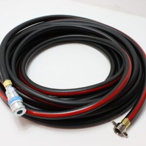 10 Meter Air Transfer inflator hose - Test point -Black