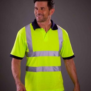 Yoko YK015 Hi-Vis Polo Shirt